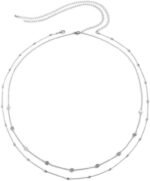 HANNEA® Waist Chain for Women Sexy, Set of 2pcs Sequin Silver Plated Belly 2-Layered Waist Beads Coin Chain Dainty Body Chains Jewelry, Bikini Beach Wear Gifts for Women 26.5-33Inch - Image 2