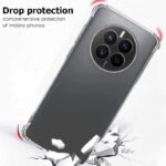 Clear Case For Huawei Mate 70 Shock-Absorption TPU Cell Phone Cover with Reinforced Corners, Soft Flexible & Crystal Clear Protective Bumper Case : Amazon.ae: Electronics - Image 2