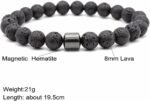 Jury Ricjurzzty 3 PCS Tiger Eye Stone Bracelets 8MM Natural Stones Beads Bracelets for Men Women Girls Jewelry One Size - multi - Image 8