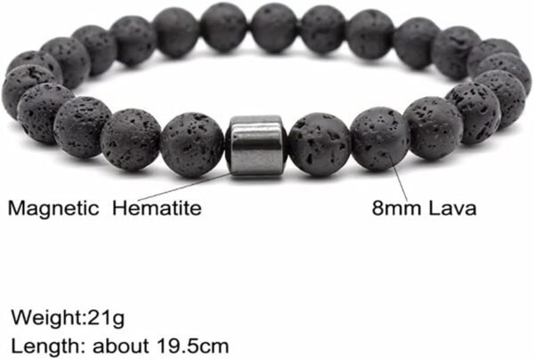 Jury Ricjurzzty 3 PCS Tiger Eye Stone Bracelets 8MM Natural Stones Beads Bracelets for Men Women Girls Jewelry One Size - multi - Image 8