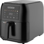 BLACK+DECKER Digital Air Fryer, 1700W, 8 Litres Family-Sized Capacity, 7 Preset Functions, Rapid Air Convection for Healthy Frying, Adjustable Temperature 80-200°C, Easy Clean, Black - SAF80-B5 Buy Online at Best Price in UAE - Amazon.ae - Image 4