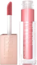 ⁦Maybelline New York Plumping & Hydrating Lip Gloss with Hyaluronic Acid, 5.4ml - Shade 004 (Silk) : Amazon.ae: Beauty⁩ - الصورة ⁦9⁩