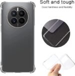 Clear Case For Huawei Mate 70 Shock-Absorption TPU Cell Phone Cover with Reinforced Corners, Soft Flexible & Crystal Clear Protective Bumper Case : Amazon.ae: Electronics - Image 4