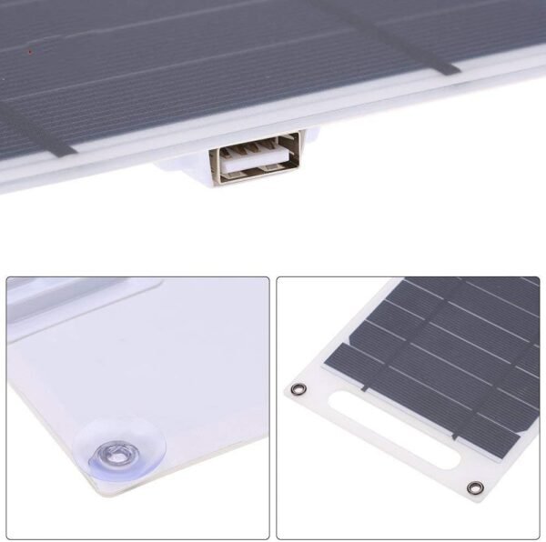 Nalacal Ultra Thin Solar Panel, Monocrystalline Charger Usb Panel Mobile Phone Silicon For Smart Phone, Small Fans Monitor Outdoor Security Camera  Amazon.ae: Electronics - Image 9