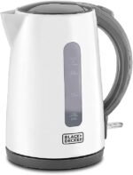 BLACK+DECKER Cordless Electric Kettle, 2200W, 1.7L Capacity, Quick Boiling, Lightweight Design, 360° Swivel Base, Auto Shut-Off, Boil-Dry Protection, Concealed Heating Plate, White - JC70-B5 Buy Online at Best Price in UAE - Amazon.ae
