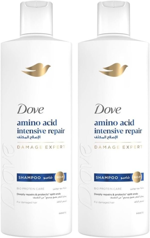 Dove Shampoo for Damaged Hair, Intensive Repair, Nourishing Care for up to 100 percent Healthy Looking Hair, 400ml (Pack of 2) Buy Online at Best Price - Image 8