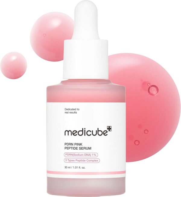 medicube PDRN Pink Peptide Serum Sodium DNA 1%, Pink glow serum, Peptide, Niacinamide, Hydrating & Moisturizing & Plumping, Uneven Skin Tone, Korean Skincare 30ML (1.01 fl.oz., Salmon DNA PDRN) - Image 10