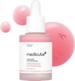 medicube PDRN Pink Peptide Serum Sodium DNA 1%, Pink glow serum, Peptide, Niacinamide, Hydrating & Moisturizing & Plumping, Uneven Skin Tone, Korean Skincare 30ML (1.01 fl.oz., Salmon DNA PDRN)