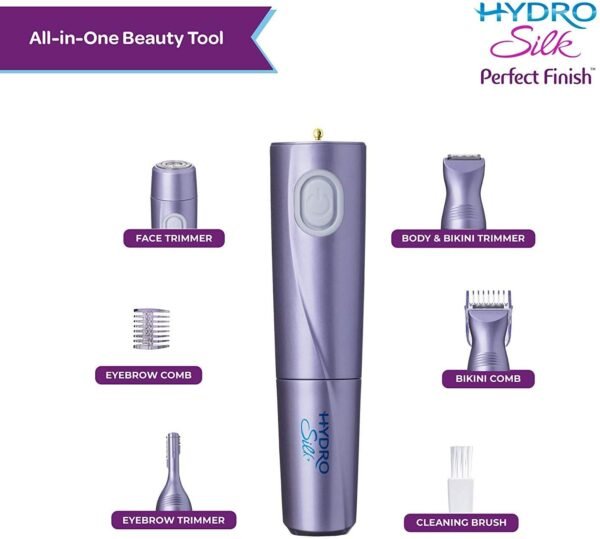 Schick Hydro Silk Perfect Finish Trimmer, 8-In-1 Grooming Kit For Women Buy Online at Best Price - Image 5