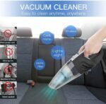 IDEA-TECH Car Vacuum Cleaner, 3.2KPa Strong Cyclone Suction, 12V 120W Rechargeable, for Pet Hair Car Home Cleaning, Black, 355*105*125mm/13.97*4.13*0.16in, F6001  Amazon.ae: Kitchen - Image 10