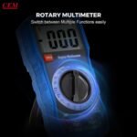CEM Digital Multimeter TRMS 2000 Auto-ranging Counts,Multimeter featuring 0.5% DC and 0.8% Resistance measure accuracy,Voltage Tester for AC/DC Current Resistance Continuity Diode for Home Industrial Buy Online at Best Price in UAE - Amazon.ae - Image 5