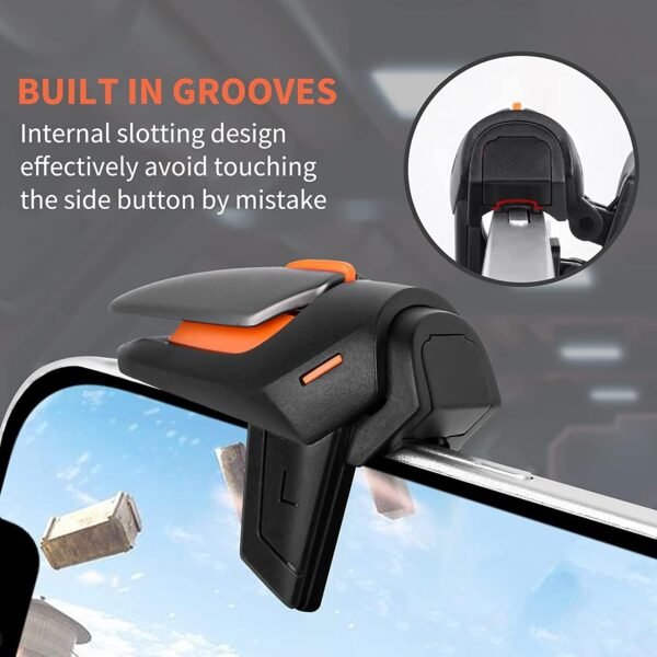 ELECDON Mobile Trigger, Game Controller Trigger, Mobile Game Accessories, Gamepad Sensitive Aim & Shoot, Mobile Game Controller for PUBG/Fortnite/Call of Duty Mobile Game, PUBG Triggers, One Pair: Buy Online at Best Price in UAE - Amazon.ae - Image 7