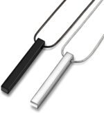 Aiyo Nice Stainless Steel Pendant Necklace for Men and Women, 22in - Multi