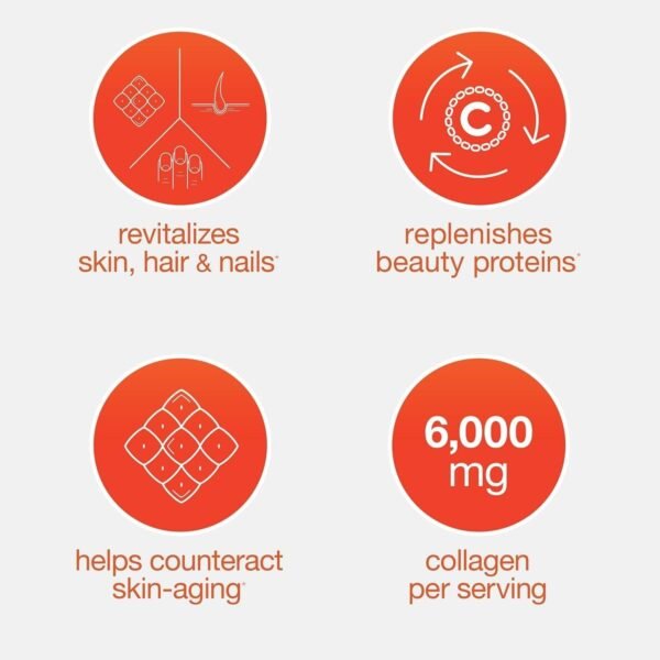 Youtheory Advanced Collagen - 6,000 mg Collagen - with Vitamin C - for Hair, Skin & Nails* - Collagen Supplements for Women and Men - 120 Tablets Buy Online at Best Price in UAE - Amazon.ae - Image 8