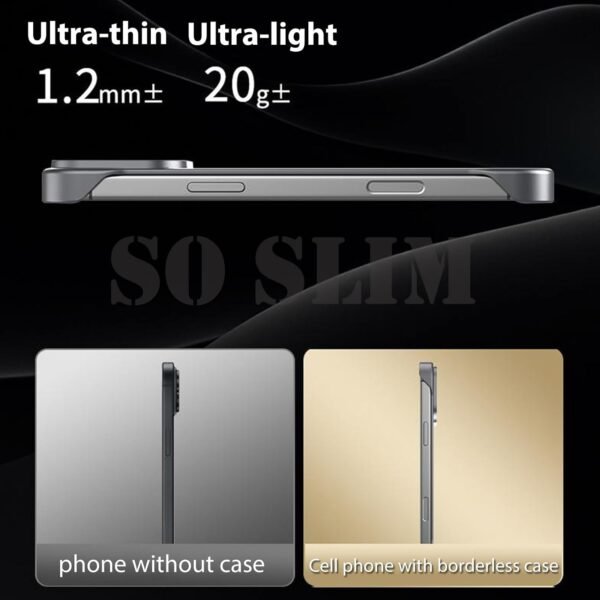 RUNGOS for iPhone 17 Pro Max Case MagSafe, Borderless Slim (Carbon Fiber Texture) [Strong Magnetic] [Bare Metal Feel] Rapid Heat Dissipation Cover for iPhone 17 Pro Max Phone Case, Shockproof Sturdy Buy Online at Best Price in UAE - Amazon.ae - Image 9