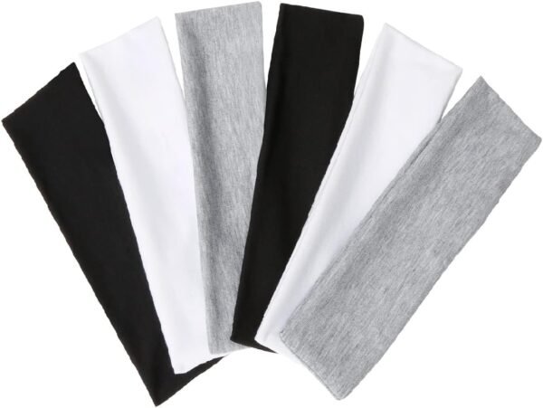 TERSE Hair Bands for Women's Hair Thin Cloth Headbands for Women Soft Stretchy Head Bands Solid Hair Hands - Image 8