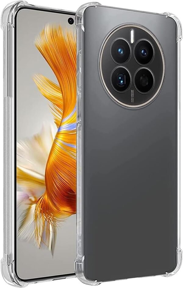 Clear Case For Huawei Mate 70 Shock-Absorption TPU Cell Phone Cover with Reinforced Corners, Soft Flexible & Crystal Clear Protective Bumper Case : Amazon.ae: Electronics - Image 7