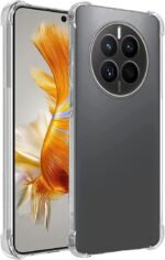 Clear Case For Huawei Mate 70 Shock-Absorption TPU Cell Phone Cover with Reinforced Corners, Soft Flexible & Crystal Clear Protective Bumper Case : Amazon.ae: Electronics