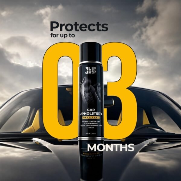 FLIPURDRIP Car Seat Protector Spray, Waterproofing Fast Drying formula, protects car seats from all liquid stains and spills, best for suede,fabric,leather,mesh&alcantara  Amazon.ae: Automotive - Image 9