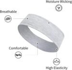 TERSE Hair Bands for Women's Hair Thin Cloth Headbands for Women Soft Stretchy Head Bands Solid Hair Hands - Image 4