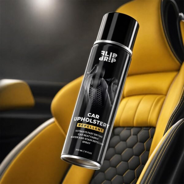 FLIPURDRIP Car Seat Protector Spray, Waterproofing Fast Drying formula, protects car seats from all liquid stains and spills, best for suede,fabric,leather,mesh&alcantara  Amazon.ae: Automotive - Image 2