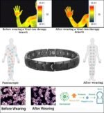 PUJANE Magnetic Hematite jewelry Bracelets for Men Women (Black) | 316L Stainless Steel, Power Balance Energy Magnets Stones, Gift, Adjustment Tool - Image 20