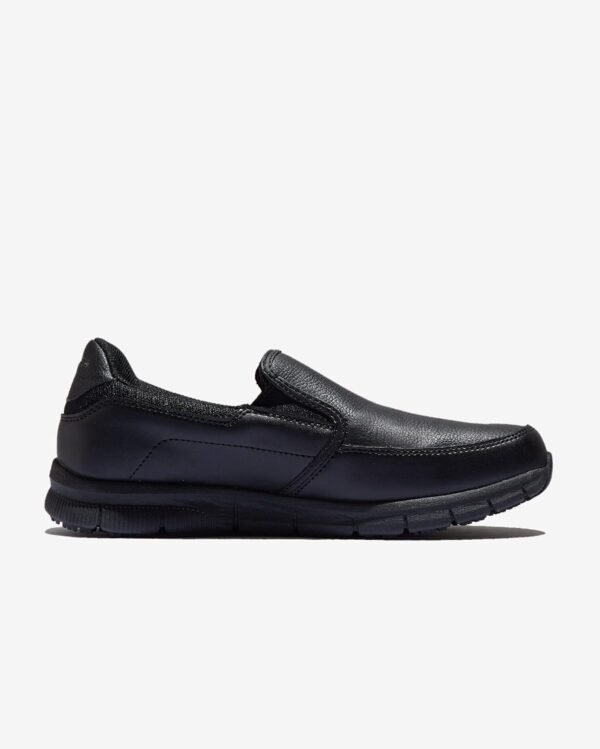 Skechers Men's Nampa-Groton Food Service Shoe, Black Polyurethane, 7.5 / 40 EU Buy Online at Best Price - Image 3