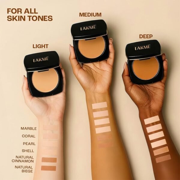LAKMÉ Face It Compact, Shell, 9 g, multi  Amazon.ae: Beauty - Image 16