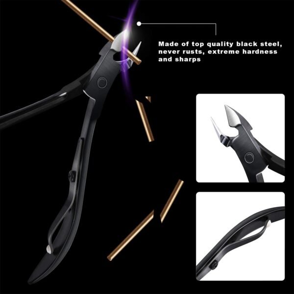 Juqiboom 16pcs Manicure Set with PU Leather Case Personal Care Tool Gift for Men/Women Birthday Christmas Anniversary Wedding Socks - Image 10