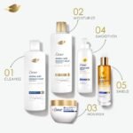 Dove Shampoo for Damaged Hair, Intensive Repair, Nourishing Care for up to 100 percent Healthy Looking Hair, 400ml (Pack of 2) Buy Online at Best Price - Image 7