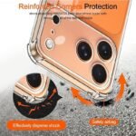 Clear Case For iPhone 17 Pro Max Shock-Absorption TPU Cell Phone Cover with Reinforced Corners, Soft Flexible & Crystal Clear Protective Bumper Case Buy Online at Best Price in UAE - Amazon.ae - Image 8