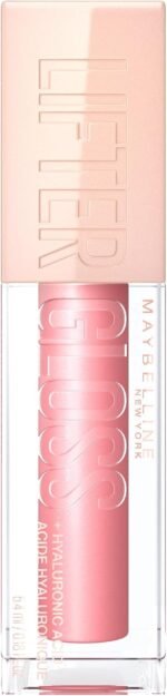 ⁦Maybelline New York Plumping & Hydrating Lip Gloss with Hyaluronic Acid, 5.4ml - Shade 004 (Silk) : Amazon.ae: Beauty⁩ - الصورة ⁦8⁩