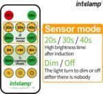 intelamp Solar Lights Outdoor with Remote Control, 2.7 Cable | Solar Sensor Lights with Dual Sensors 1200LM Waterproof Flood Lighting for Yard, Garage, Garden Buy Online at Best Price in UAE - Amazon.ae - Image 6