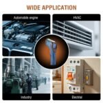 CEM Infrared Thermometer Temperature Gun,Instant Read Temperature Gun with Color Audible Alarm for Home Repair and Industrial Maintain,IR 1.0% Laser Thermal Scanner -50~380°C,Not for Use on Humans Amazon.ae: Kitchen - Image 4
