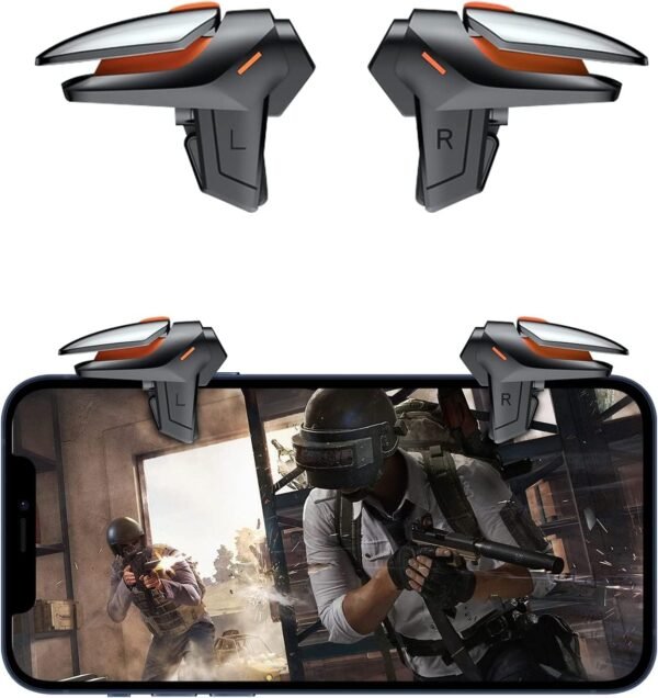 ELECDON Mobile Trigger, Game Controller Trigger, Mobile Game Accessories, Gamepad Sensitive Aim & Shoot, Mobile Game Controller for PUBG/Fortnite/Call of Duty Mobile Game, PUBG Triggers, One Pair: Buy Online at Best Price in UAE - Amazon.ae - Image 10