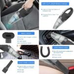 IDEA-TECH Car Vacuum Cleaner, 3.2KPa Strong Cyclone Suction, 12V 120W Rechargeable, for Pet Hair Car Home Cleaning, Black, 355*105*125mm/13.97*4.13*0.16in, F6001  Amazon.ae: Kitchen - Image 4