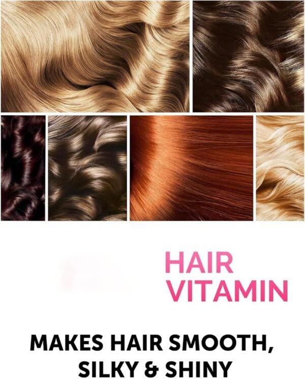 LBOYLOVE® Hair Treatment Serum, Hair Vitamin Serum Oil with Argan Macadamia, Avocado Oil & Vitamins A, E, B5, Conditioner for Women & Men, No Rinse for Hair Repair, Moisturizing - Image 4