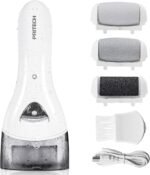 Electric Hard Skin Remover Foot Callus Remover Electric Foot File Rechargeable Dead Skin Remover for Feet Electric Pedicure Kit Proffessinal Feet Care with 3 Roller Heads 1 Cleaning Brush USB Cord