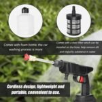 WOLF pihot® 48VF Portable Battery, Car Wash, Cordless Gun for Home Use for Effective Cleaning of Bikes, Motorcycles, Cars, Floors, Driveways, Gardens With Two Battery, Black Buy Online at Best Price in UAE - Amazon.ae - Image 3
