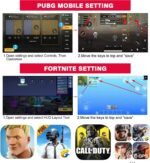 DELAM Mobile Game Controller with L1R1 L2R2 Triggers, PUBG Mobile Controller 6 Fingers Operation, Joystick Remote Grip Shooting Aim Keys for 4.7-6.5" iPhone Android iOS Cellphone Gamepad Accessories Amazon.ae: Electronics - Image 12