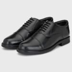 Burwood Men BWD 240 Black Leather Formal Shoes-9 UK (43 EU) (BW - Image 13