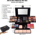 Miss Rose (331Y) - M 54 Colour All In One Gift Makeup Kit Set, Include Eyeshadow Facial Blusher Eyebrow Powder Face Concealer Eyeliner Pencil And A Mirror,Makeup For Women Full Kit(331Y) Amazon.ae: Beauty - الصورة 2