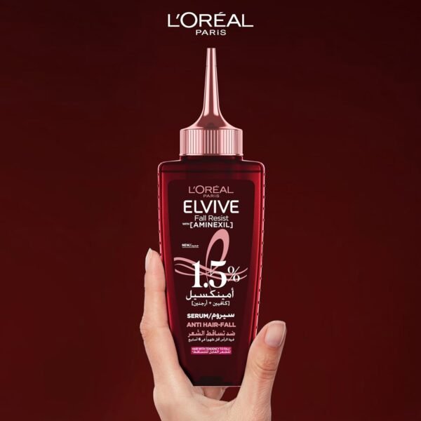 L’Oréal Paris Elvive Fall Resist Hair Serum For Weak Hair and Hair Fall 102ML - Image 4