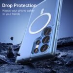ANNGELAS Magnetic Phone Case Compatible with Samsung Galaxy S22 Ultra – Shockproof Clear Cell Phone Case Works with Wireless Charging, MagSafe Card Wallet – Sleek Protective Case – Mag Safe Case Buy Online at Best Price in UAE - Amazon.ae - Image 9