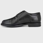Burwood Men BWD 240 Black Leather Formal Shoes-9 UK (43 EU) (BW - Image 7