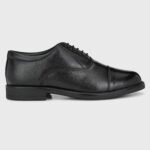 Burwood Men BWD 240 Black Leather Formal Shoes-9 UK (43 EU) (BW - Image 6
