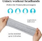 TERSE Hair Bands for Women's Hair Thin Cloth Headbands for Women Soft Stretchy Head Bands Solid Hair Hands - Image 3