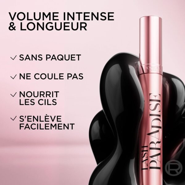L’Oréal Paris Intense Volume Mascara, Eyelash Lengthening for Sensitive Eyes, Gentle and Flake Free, With Castor Oil, Lash Paradise, Black Buy Online at Best Price in UAE - Amazon.ae - Image 8