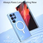 ANNGELAS Magnetic Phone Case Compatible with Samsung Galaxy S22 Ultra – Shockproof Clear Cell Phone Case Works with Wireless Charging, MagSafe Card Wallet – Sleek Protective Case – Mag Safe Case Buy Online at Best Price in UAE - Amazon.ae - Image 11