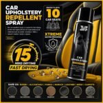 FLIPURDRIP Car Seat Protector Spray, Waterproofing Fast Drying formula, protects car seats from all liquid stains and spills, best for suede,fabric,leather,mesh&alcantara  Amazon.ae: Automotive - Image 3